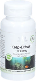 Warnke Vitalstoffe Kelp-Extrakt Braunalge 100 mg Tabletten vegan ohne Zusatzstoffe für Kinder 240 Stück – Bild 1 von 1