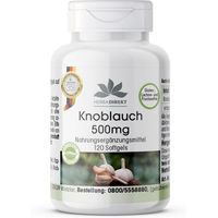 Produktbild von Warnke Vitalstoffe Knoblauch 500 mg Kapseln 120 Stück ohne Zusatzstoffe