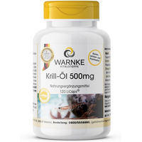Produktbild von Warnke Vitalstoffe Krillöl 500 mg Kapseln ohne Zusatzstoffe 120 Stück