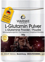Warnke Vitalstoffe L-Glutamin Pulver ohne Zusatzstoffe 750 g – Bild 1 von 1