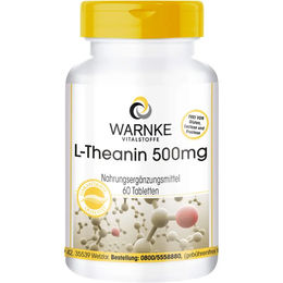 Warnke Vitalstoffe L-Theanin 500 mg Tabletten 60 Stück – Bild 1 von 1