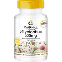 Produktbild von Warnke Vitalstoffe L-Tryptophan 500 mg Kapseln 100 Stück vegan ohne Zusatzstoffe