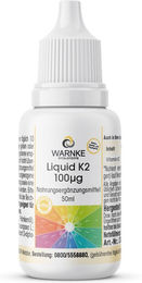 Warnke Vitalstoffe Liquid K2 100µg ohne Zusatzstoffe für Erwachsene und Kinder – Bild 1 von 1