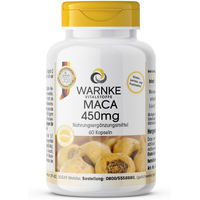 Produktbild von Warnke Vitalstoffe Maca Kapseln Bio Vegan ohne Zusatzstoffe 60 Stück