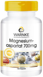 Warnke Vitalstoffe Magnesiumaspartat 700 mg Kapseln für Erwachsene 150 Stück – Bild 1 von 1