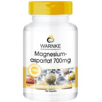 Produktbild von Warnke Vitalstoffe Magnesiumaspartat 700 mg Kapseln für Erwachsene 150 Stück