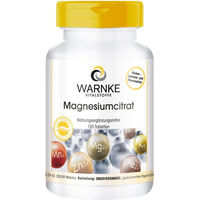 Produktbild von Warnke Vitalstoffe Magnesiumcitrat Tabletten vegan für Sportler 150 Stück