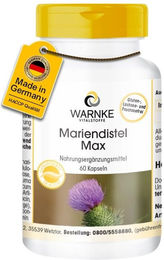 Warnke Vitalstoffe Mariendistel Kapseln vegan ohne Zusatzstoffe 60 Stück – Bild 1 von 1