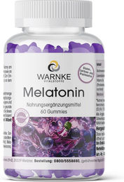 Warnke Vitalstoffe Melatonin Gummis ohne Zusatzstoffe 60 Stück – Bild 1 von 1