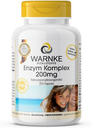 Warnke Vitalstoffe Multi-Enzym-Komplex Kapseln ohne Zusatzstoffe – Bild 1 von 1
