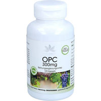 Produktbild von Warnke Vitalstoffe OPC 300 mg Kapseln 120 Stück vegan vegetarisch laktosefrei glutenfrei ohne Gelatine