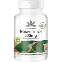 Produktbild von Warnke Vitalstoffe Resveratrol 500 mg Kapseln 120 Stück vegetarisch glutenfrei laktosefrei ohne Gelatine