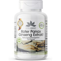 Produktbild von Warnke Vitalstoffe Roter Panax Ginseng Extrakt 400 mg Kapseln vegan 120 Stück