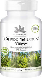 Warnke Vitalstoffe Sägepalme Extrakt 300 mg Kapseln vegan ohne Zusatzstoffe 250 Stück – Bild 1 von 1
