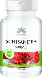 Warnke Vitalstoffe Schisandra 500 mg Kapseln vegan ohne Zusatzstoffe 120 Stück – Bild 1 von 1