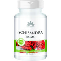 Produktbild von Warnke Vitalstoffe Schisandra 500 mg Kapseln vegan ohne Zusatzstoffe 120 Stück