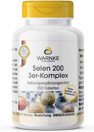 Warnke Vitalstoffe Selen 200 Tabletten glutenfrei laktosefrei ohne Zusatzstoffe – Bild 1 von 1