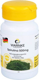 Warnke Vitalstoffe Spirulina 500 mg Tabletten vegan ohne Zusatzstoffe 100 Stück – Bild 1 von 1