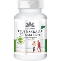 Produktbild von Warnke Vitalstoffe Teufelskralle Extrakt 510 mg Kapseln vegan ohne Zusatzstoffe