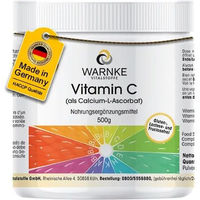Produktbild von Warnke Vitalstoffe Vitamin C Calciumascorbat Pulver vegan ohne Zusatzstoffe 500 g