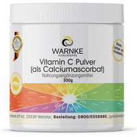 Produktbild von Warnke Vitalstoffe Vitamin C Pulver mit Calciumascorbat vegan ohne Zusatzstoffe