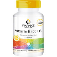 Produktbild von Warnke Vitalstoffe Vitamin E 400 UI Kapseln ohne Zusatzstoffe 200 Stück