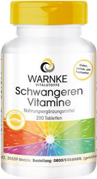 Warnke Vitalstoffe Vitamine für Schwangere und Stillende Tabletten ohne Zusatzstoffe – Bild 1 von 1