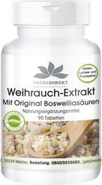 Warnke Vitalstoffe Weihrauch-Extrakt Boswellia Tabletten 400 mg – Bild 1 von 1
