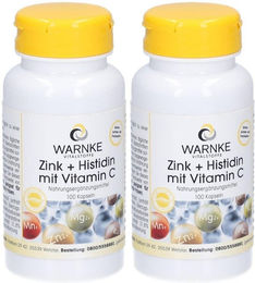 Warnke Vitalstoffe Zink Histidin Vitamin C Kapseln für Erwachsene – Bild 1 von 1