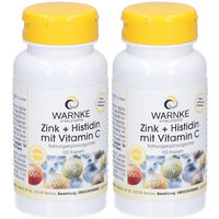 Produktbild von Warnke Vitalstoffe Zink Histidin Vitamin C Kapseln für Erwachsene