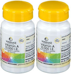 Warnke Vitamin A 10.000 I.E. Tabletten für Erwachsene 100 Stück – Bild 1 von 1