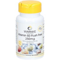 Produktbild von WARNKE Vitamin B3 Niacin 250 mg Flush Free Tabletten ohne Zusatzstoffe für Erwachsene 100 Stück