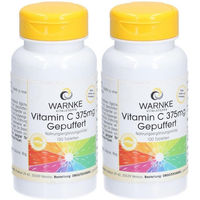 Produktbild von WARNKE Vitamin C 375 mg gepuffertes Calciumascorbat Kapseln vegan ohne Zusatzstoffe 200 Stück