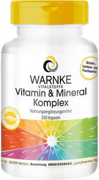 Warnke Vitamin & Mineral Komplex Kapseln für Erwachsene 250 Stück – Bild 1 von 1