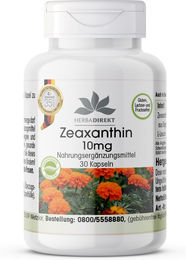 Warnke Zeaxanthin 10mg Tabletten vegan ohne Zusatzstoffe – Bild 1 von 1