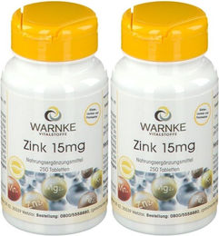 WARNKE Zink Gluconat Tabletten 15 mg für Erwachsene 250 Stück – Bild 1 von 1