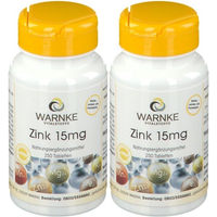 Produktbild von WARNKE Zink Gluconat Tabletten 15 mg für Erwachsene 250 Stück