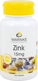 Warnke Zink Picolinat 15 mg Tabletten vegan ohne Zusatzstoffe 250 Stück – Bild 1 von 1