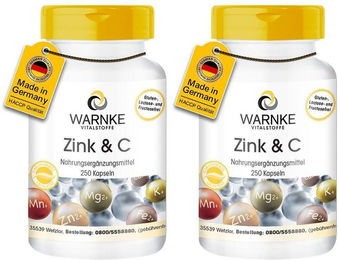 WARNKE Zink und Vitamin C Kapseln für Erwachsene – Bild 1 von 1