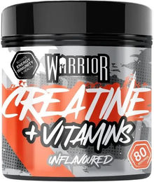 Warrior Creatine Plus Vitamine Pulver 360 g Geschmacksneutral Vegan Halal für Sportler – Bild 1 von 1