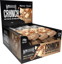 Warrior CRUNCH Proteinriegel Weiße Schoko Mokka 12 Stück – Bild 1 von 1