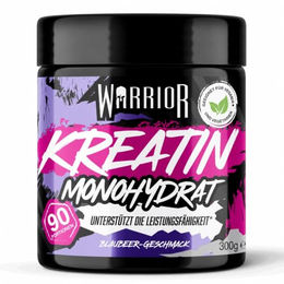 Warrior Kreatin Monohydrat Pulver 300 g Blazin Berry vegan glutenfrei laktosefrei – Bild 1 von 9