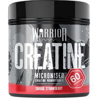 Produktbild von Warrior Kreatin-Monohydrat-Pulver Wilde Erdbeere vegan 300 g