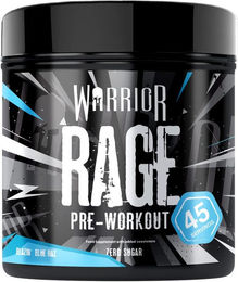 Warrior Rage Pre-Workout Pulver Beeren-Mix Blaue Himbeere 392g – Bild 1 von 1