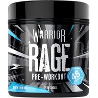 Produktbild von Warrior Rage Pre-Workout Pulver Beeren-Mix Blaue Himbeere 392g