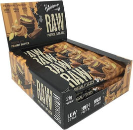 Warrior Raw Protein Flapjack Haferriegel Chocolate Peanut Butter 12 x 75 g – Bild 1 von 9