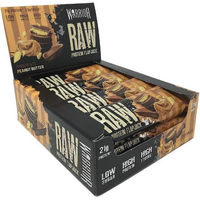 Produktbild von Warrior Raw Protein Flapjack Haferriegel Chocolate Peanut Butter 12 x 75 g