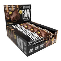 Produktbild von Warrior RAW Proteinriegel Doppelschokolade zuckerfrei 12 x 75 g