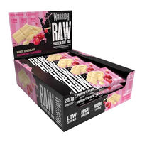 Produktbild von Warrior Raw Proteinriegel Weiße Schokolade zuckerfrei und ohne Zusatzstoffe 12 x 75 g