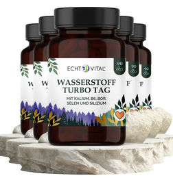 Wasserstoff Turbo Tag Kapseln von ECHT VITAL GmbH mit Kieselerde und Mineralstoff-Komplex vegan für Erwachsene – Bild 1 von 1